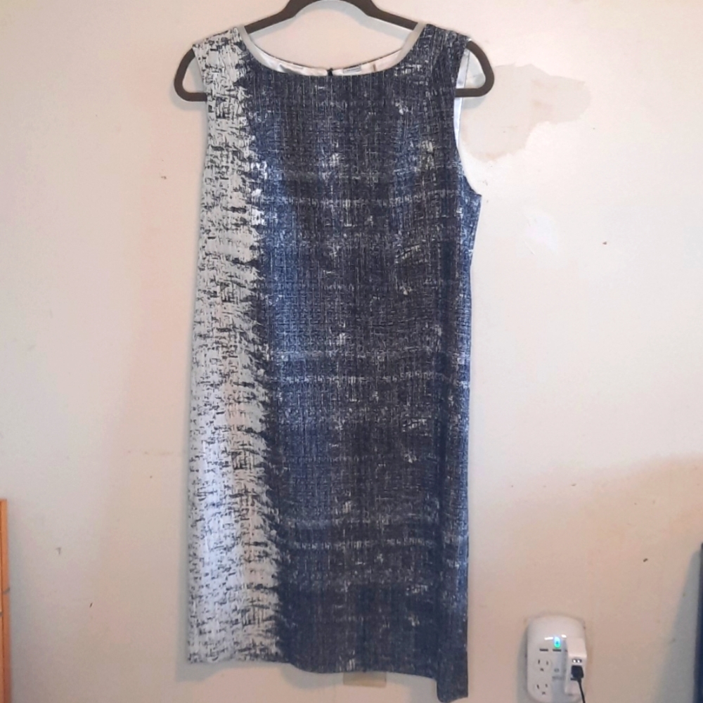 Blue and White Elie Tahari Dress